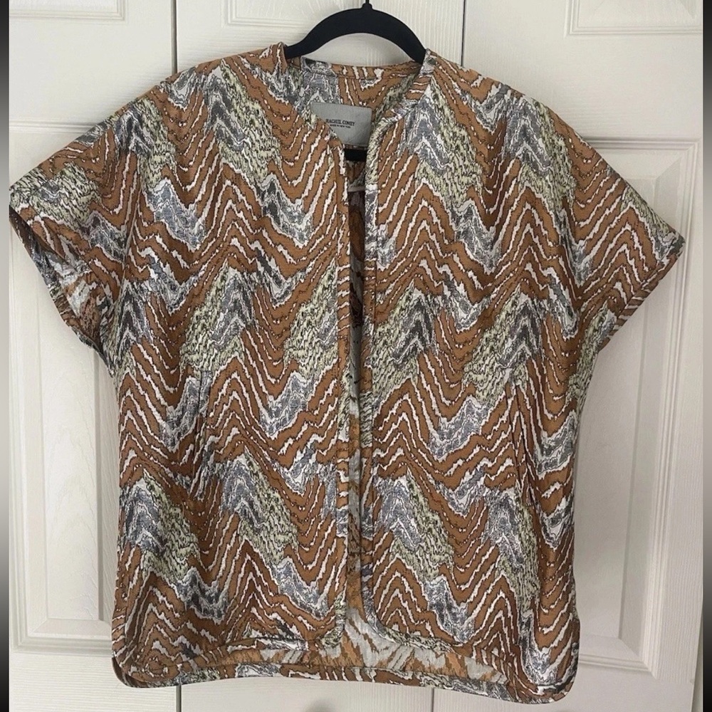 Pre-owned condition Gold polyester jacket by Rachel Comey Size 2